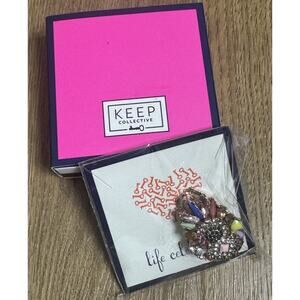 Keep Collective Rose Gold Shades Of You focal Slide charm NEW With Box